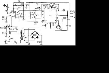 This is the schematic of the 50 Watt Amp